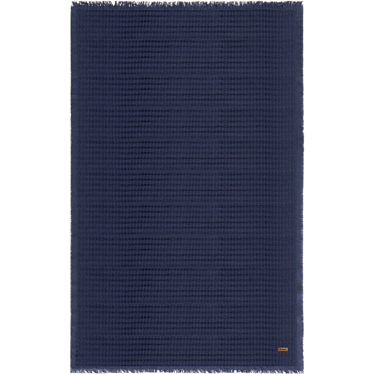 Ozdilek Waffle Beach Towel 70x140 cm Navy Blue - MALLTURK