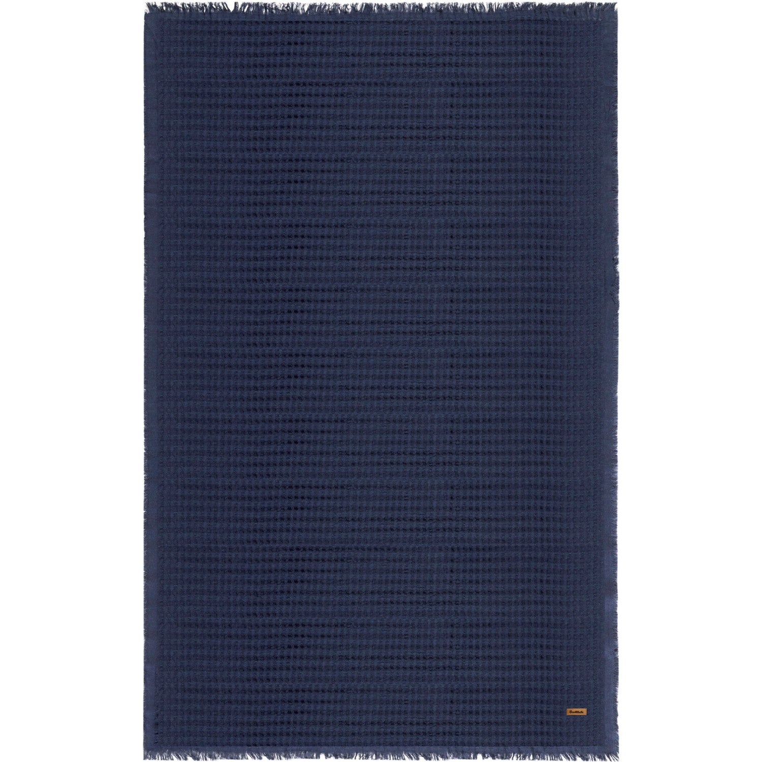 Ozdilek Waffle Beach Towel 70x140 cm Navy Blue - MALLTURK