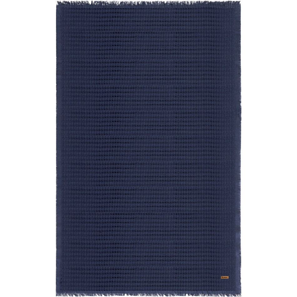 Ozdilek Waffle Beach Towel 70x140 cm Navy Blue