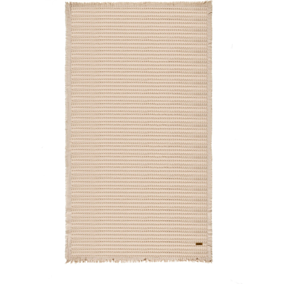Ozdilek Waffle Beach Towel 70X140 cm Beige