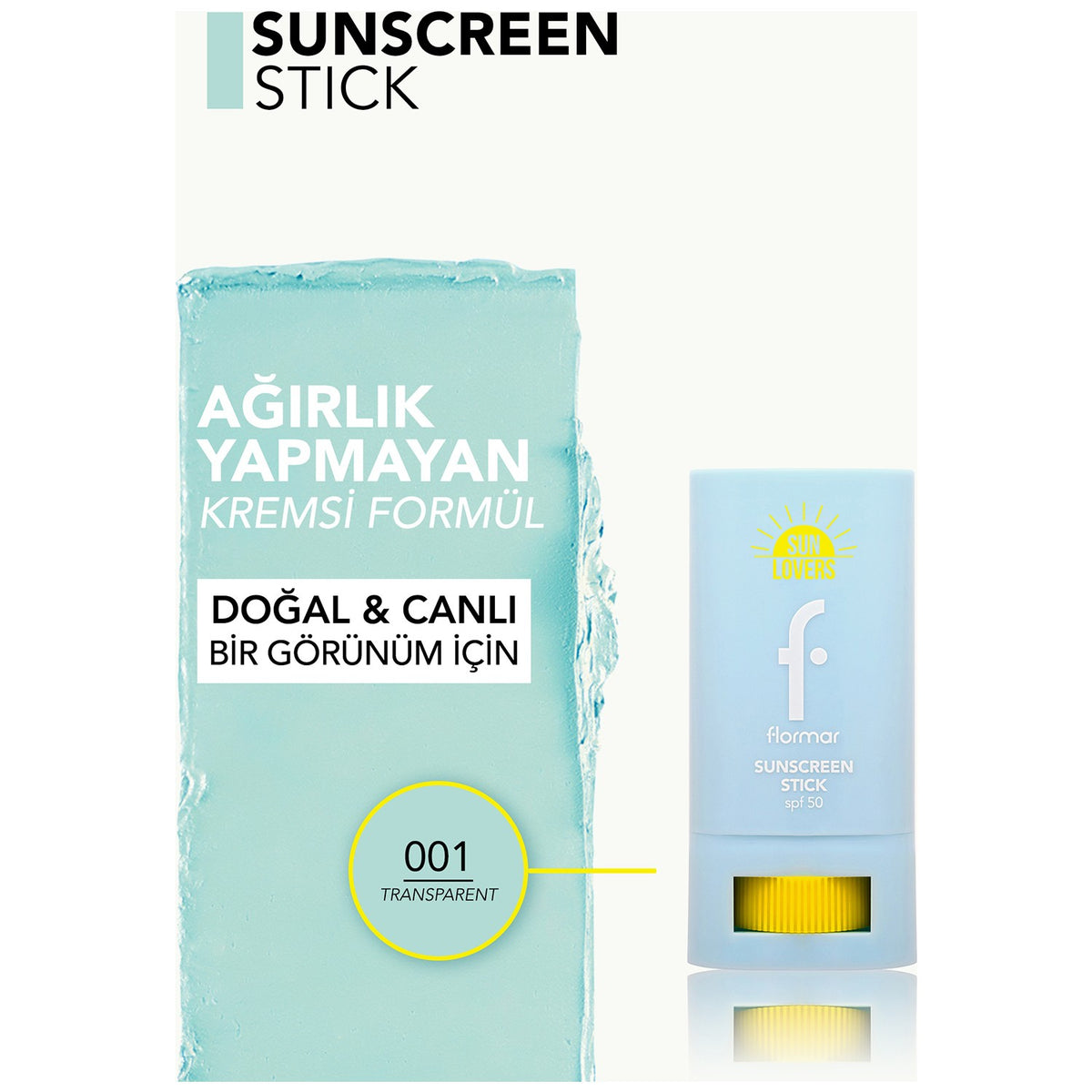 Flormar Sun Lovers Sunscreen Stick SPF50