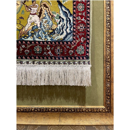 Kilim Co. Pure Silk Hand-Woven Wall Rug (32X41 Cm) - MALLTURK