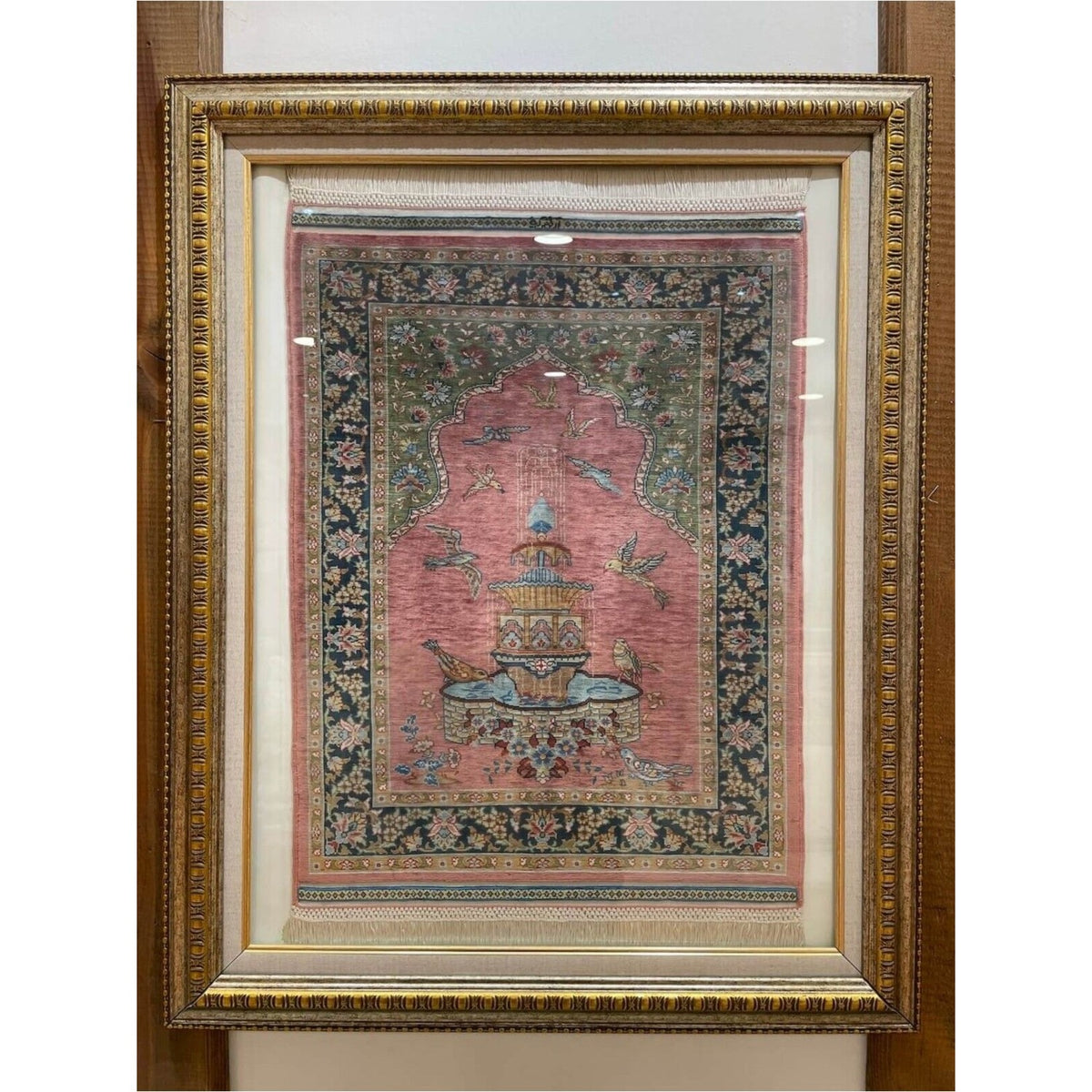 Kilim Co. Pure Silk Hand-Woven Wall Rug (38 x 50 cm ) - MALLTURK
