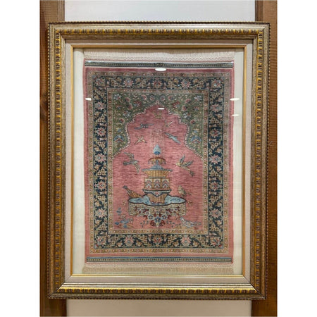 Kilim Co. Pure Silk Hand-Woven Wall Rug (38 x 50 cm ) - MALLTURK