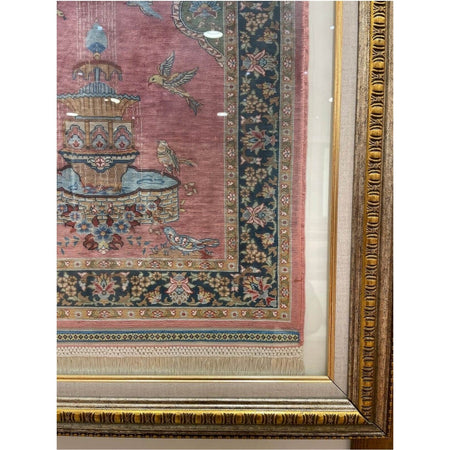 Kilim Co. Pure Silk Hand-Woven Wall Rug (38 x 50 cm ) - MALLTURK