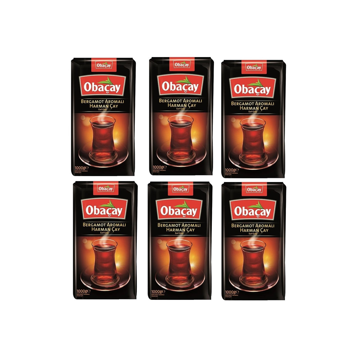 Obacay bergamot flavored tea 1 kg 6 pieces - MALLTURK