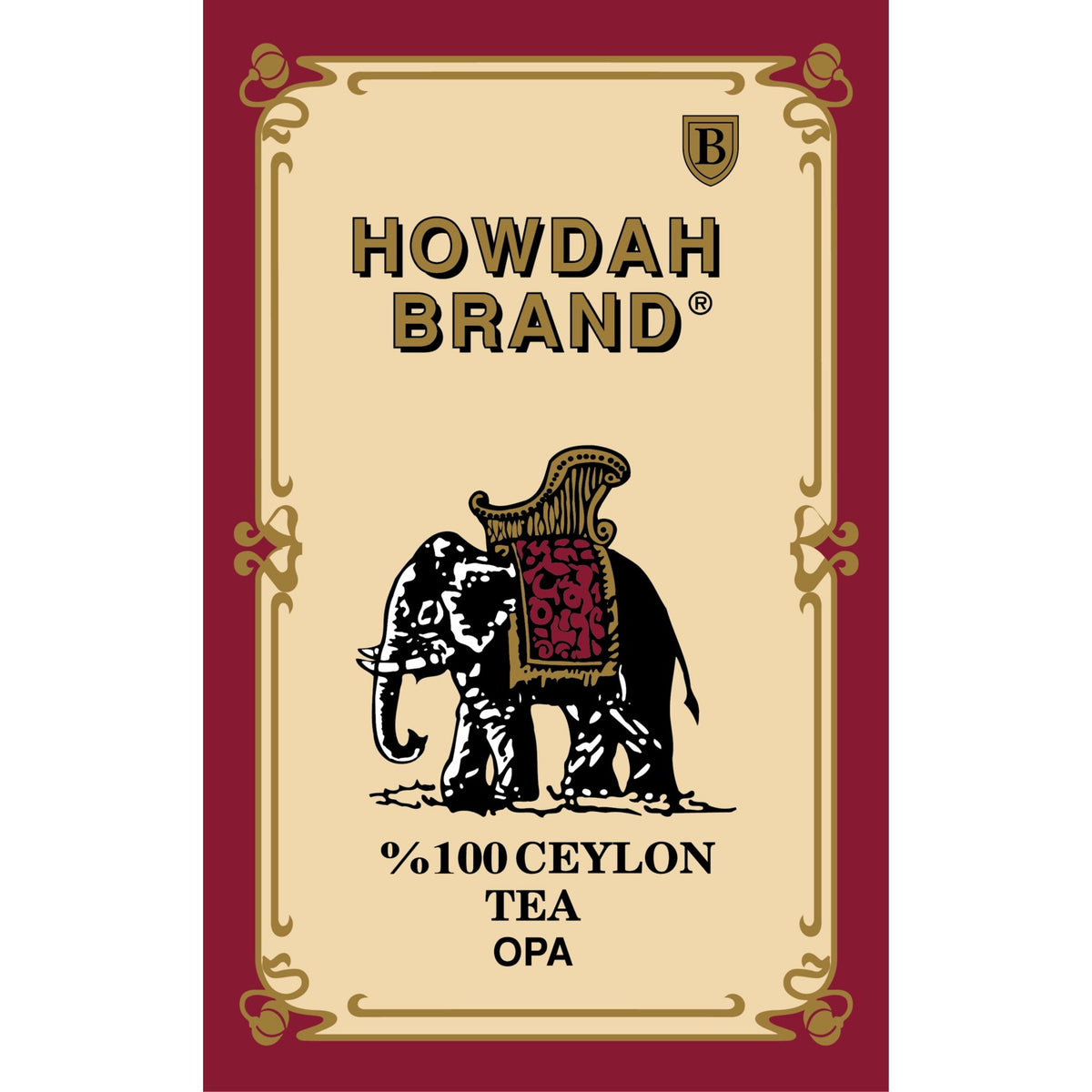Howdah Brand Howdah Seylan tea 1000 g black tea Kalitesi with Sri Lanka Menseli natural flavor - MALLTURK