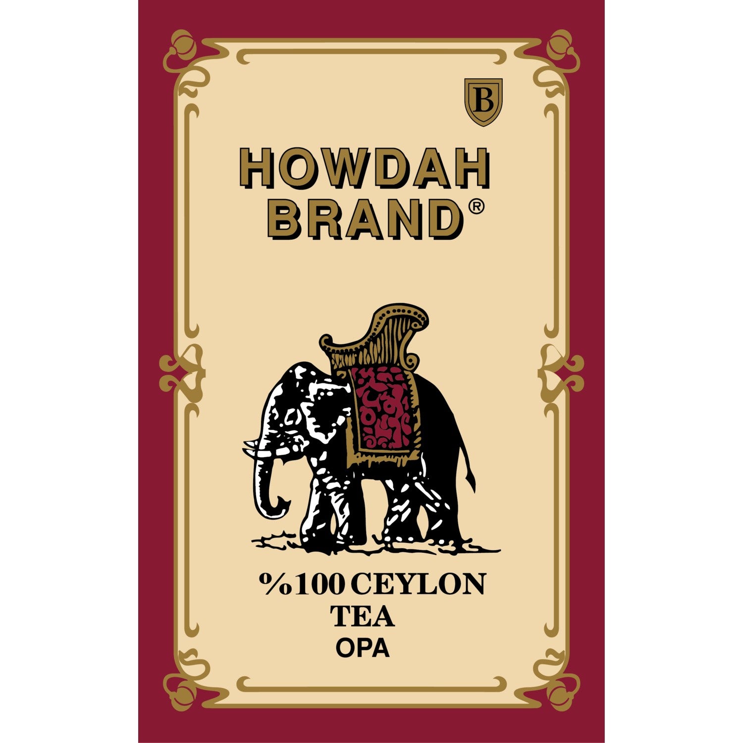 Howdah Brand Howdah Seylan tea 1000 g black tea Kalitesi with Sri Lanka Menseli natural flavor - MALLTURK