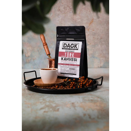 Dagk Quality Turkish Coffee 250 gr Brazilian Origin Medium Roast Delicious Ground Coffee - MALLTURK