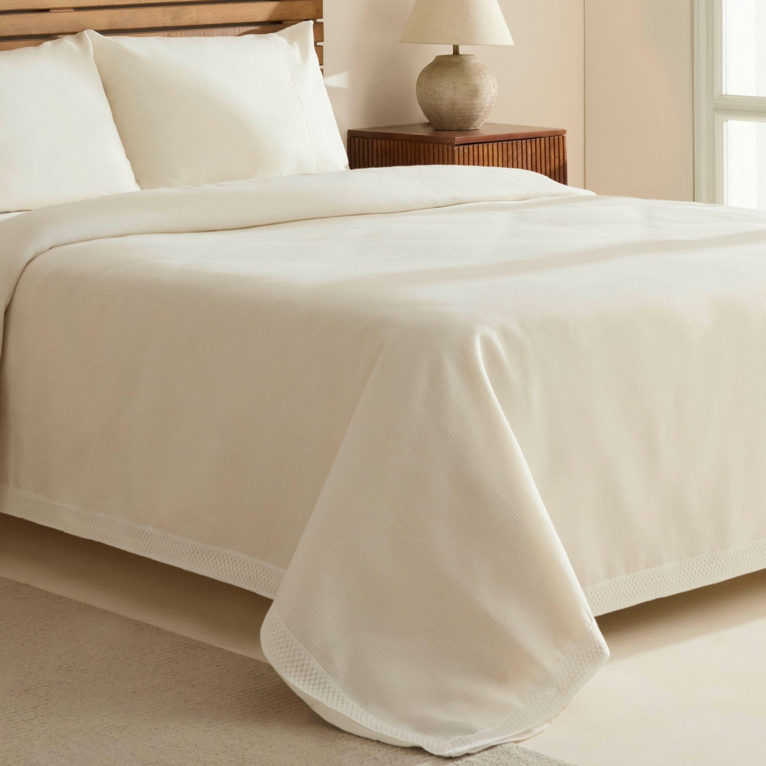 Karaca Home Maisy Bamboo Double Bed Quilt Set Beige - MALLTURK