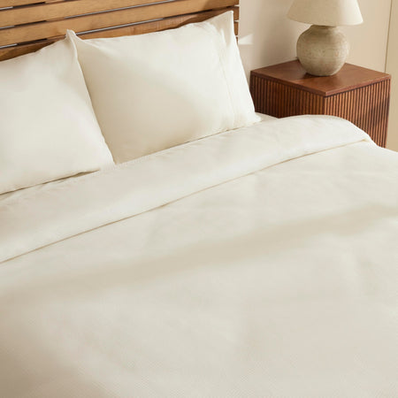 Karaca Home Maisy Bamboo Double Bed Quilt Set Beige - MALLTURK