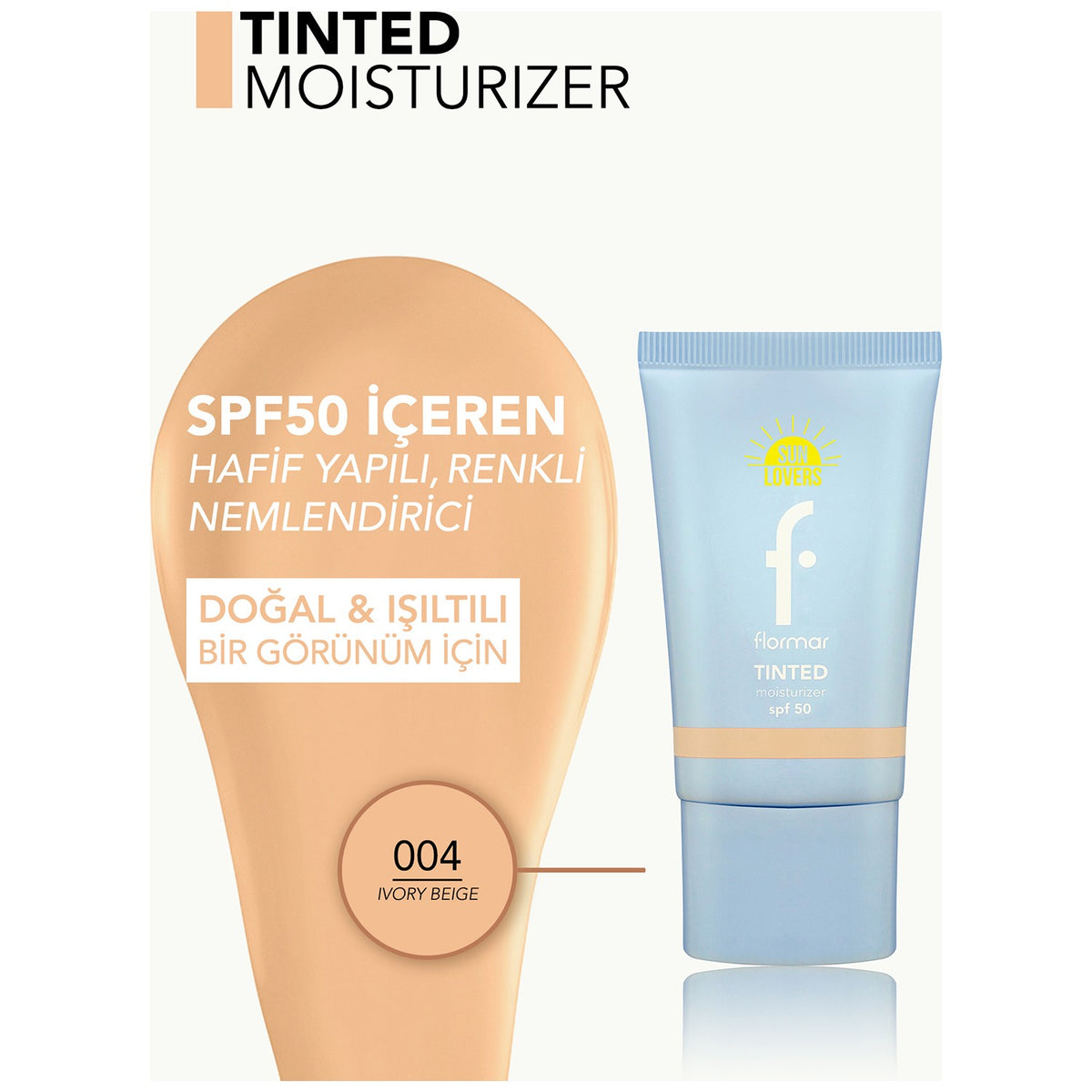 Flormar Sun Lovers Tinted Sunscreen SPF50