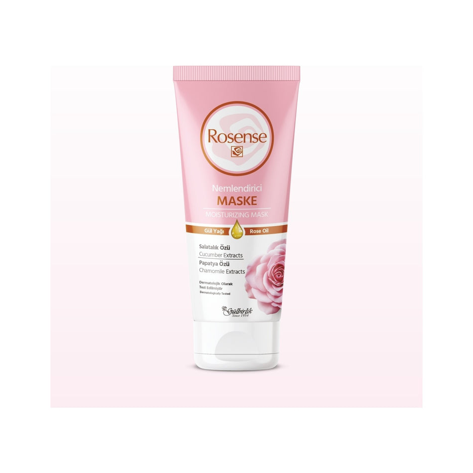 Rosense Moisturizing Face Mask with Chamomile Extract, For All Skin Types, 100 ml, intense Hydration. - MALLTURK