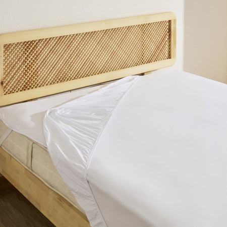 Karaca Home Jersey Double 100% Cotton Fitted Sheet White - MALLTURK