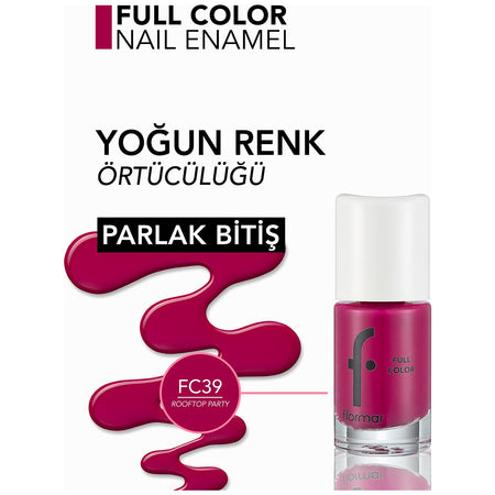 Flormar Full Color Nail Polish - MALLTURK