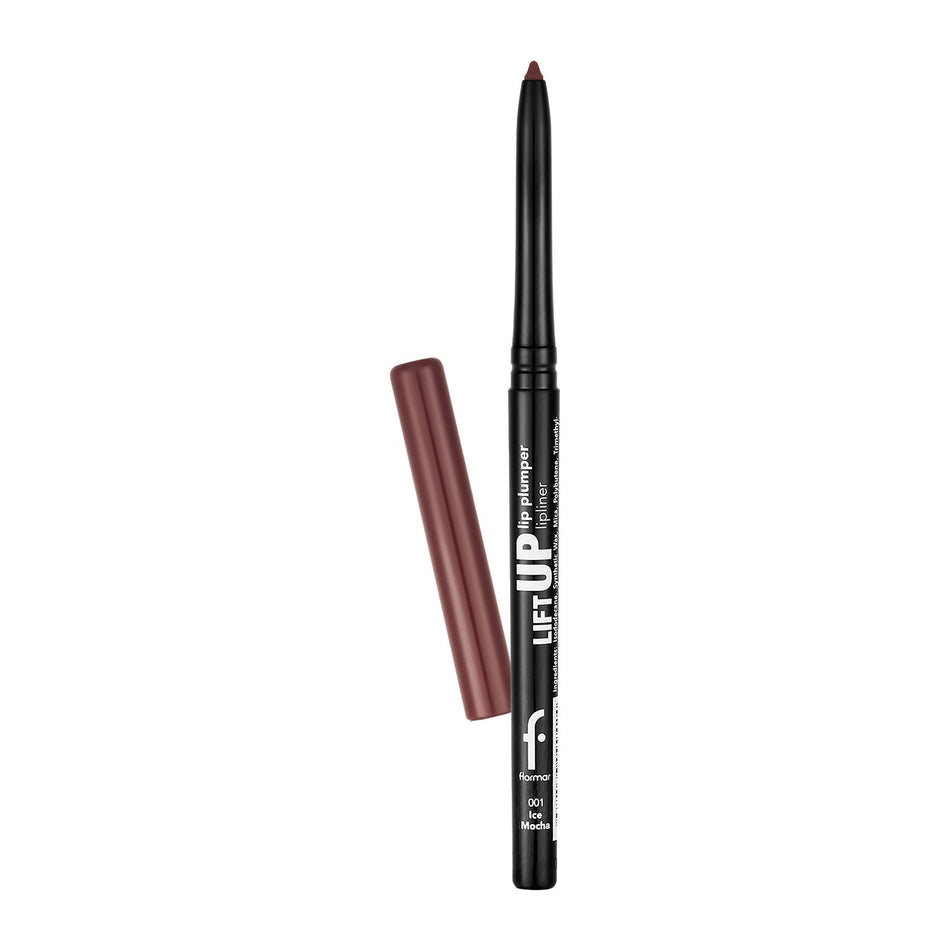 Flormar Lift Up Lip Plumper Lipliner Plumping & Long-Lasting Lip Pencil (001 Ice Mocha) 8682536099424