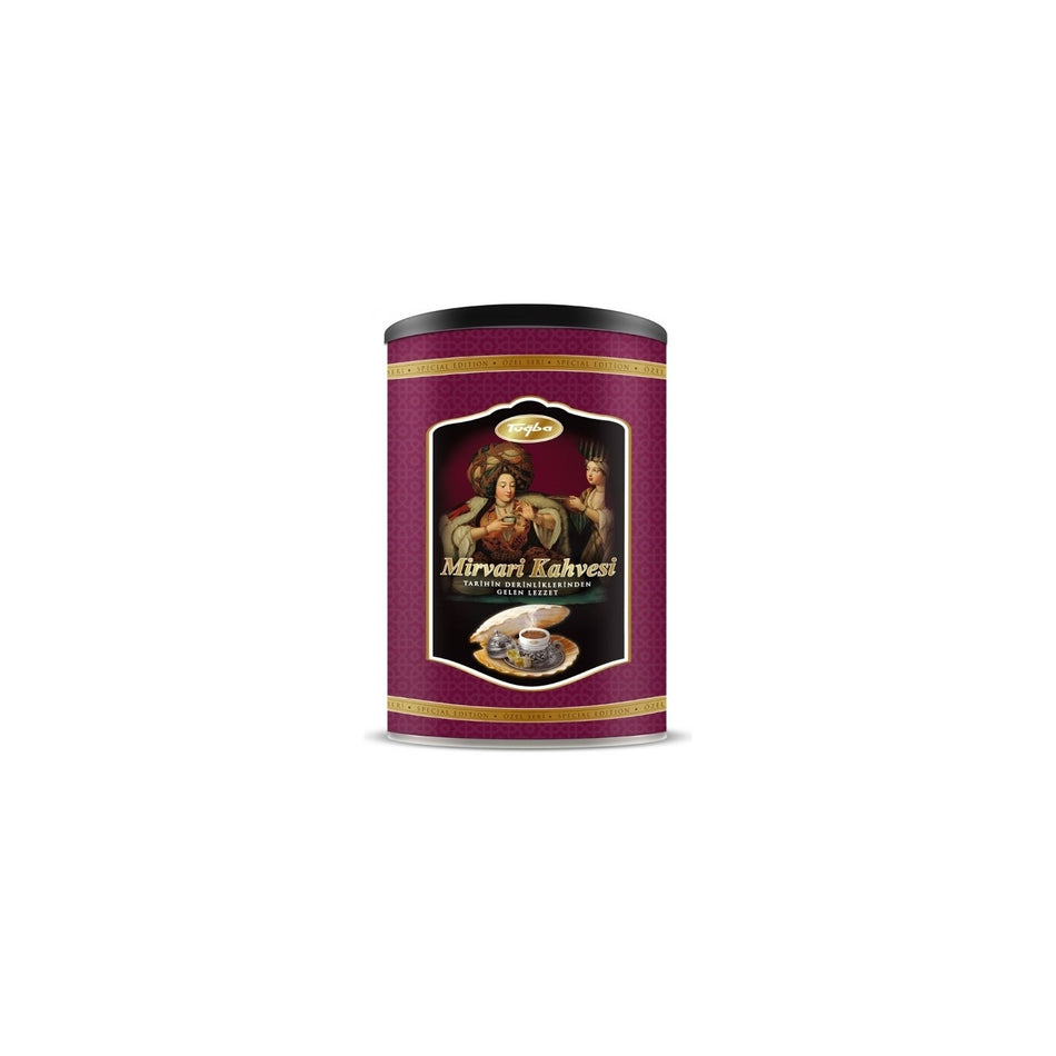 Tugba Dried Nuts Mirvari Coffee Metal Can 300 gr - MALLTURK