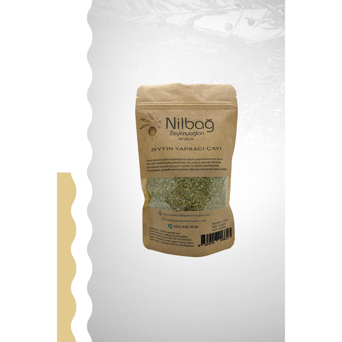 Nilbag Zeytinyaglari Zeytin Yaprakli tea - MALLTURK