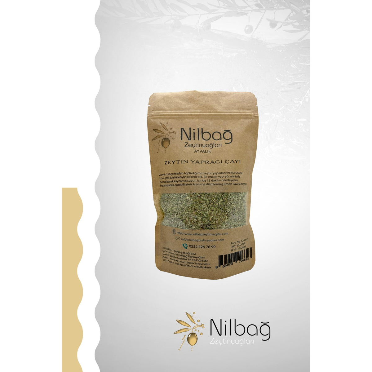 Nilbag Zeytinyaglari Zeytin Yaprakli tea - MALLTURK