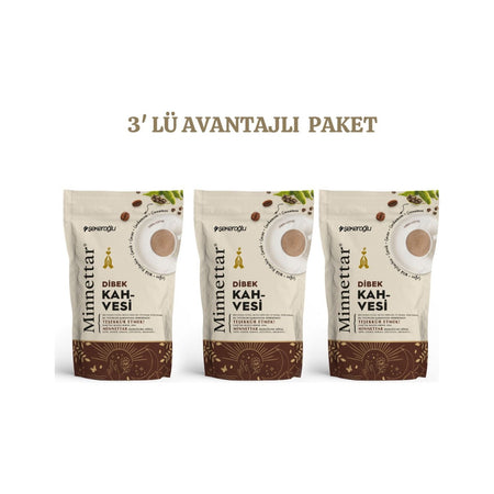 sekeroglu Dibek Coffee 165g 3-Pack Advantageous Package (Grateful) - MALLTURK