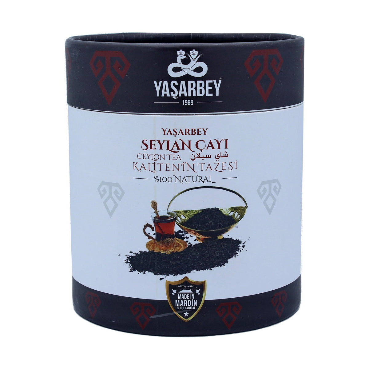 Yasarbey YASAR BEY MARDIN SIYAH SEYLAN tea 400 g (KACAK tea) SRI LANKA origin [HEDIYELIK OZEL KUTU] - MALLTURK