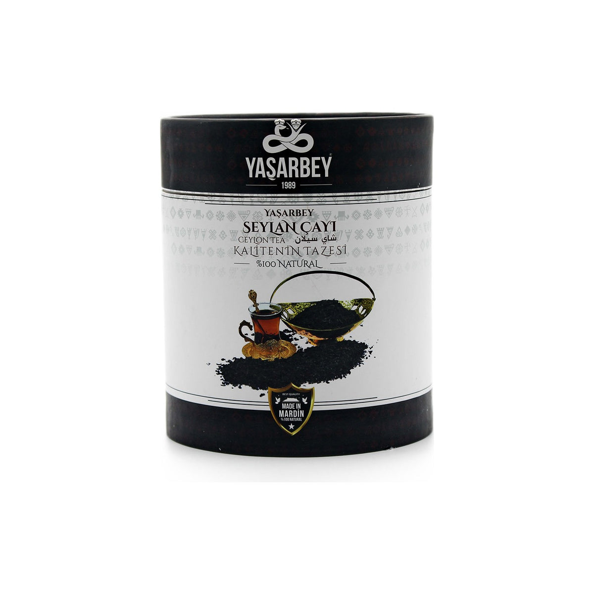 Yasarbey YASAR BEY MARDIN SIYAH SEYLAN tea 400 g (KACAK tea) SRI LANKA origin [HEDIYELIK OZEL KUTU] - MALLTURK