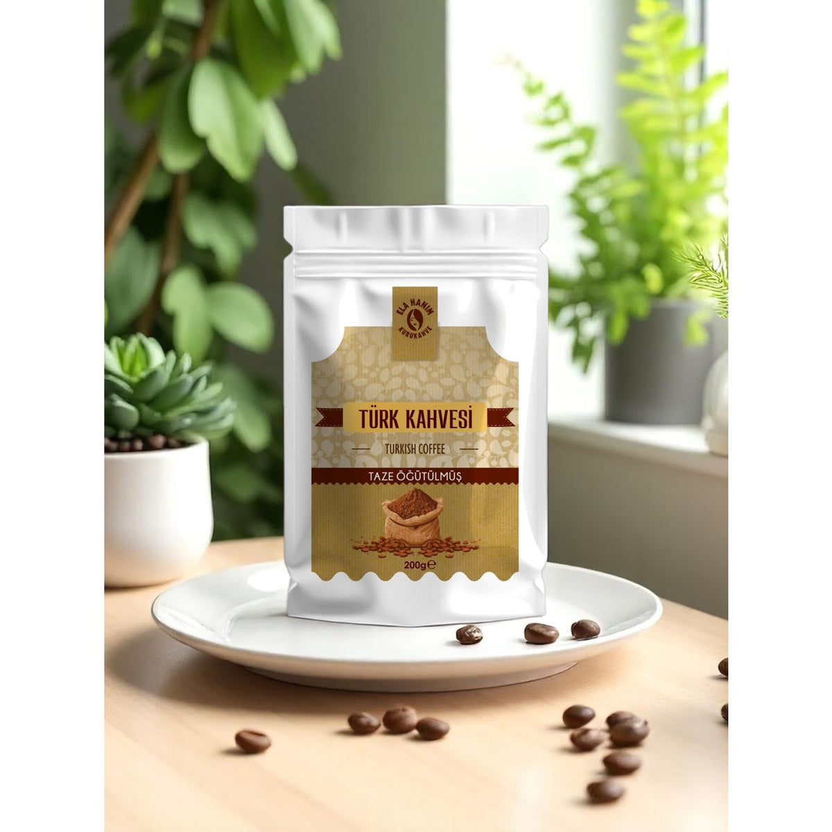Ela Hanim Turkish Coffee 200 g - MALLTURK