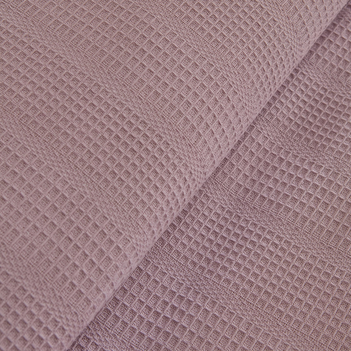 Karaca Home Maye 100% Cotton Ruffled Double Single Quilted Blanket in Plum - MALLTURK