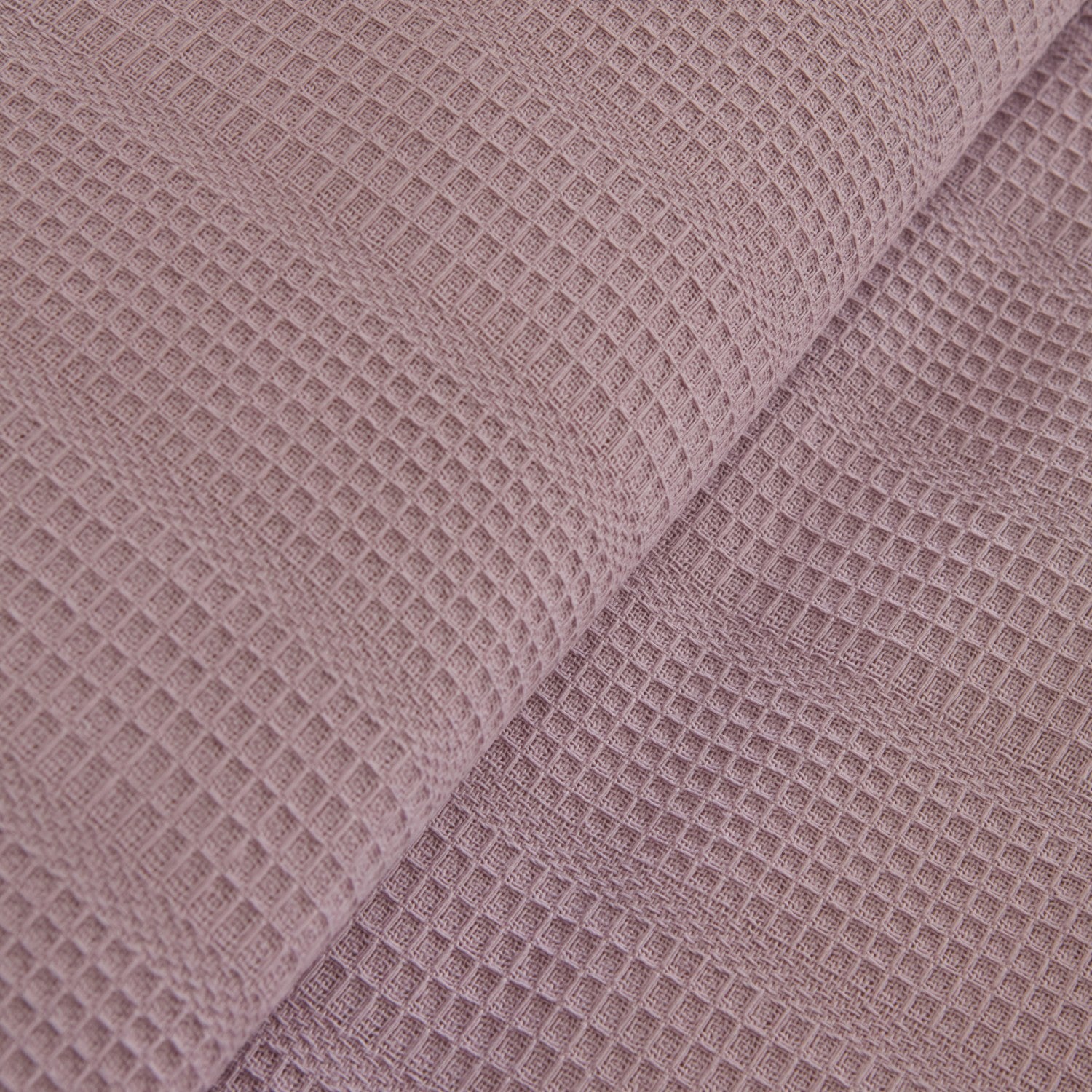 Karaca Home Maye 100% Cotton Ruffled Double Single Quilted Blanket in Plum - MALLTURK