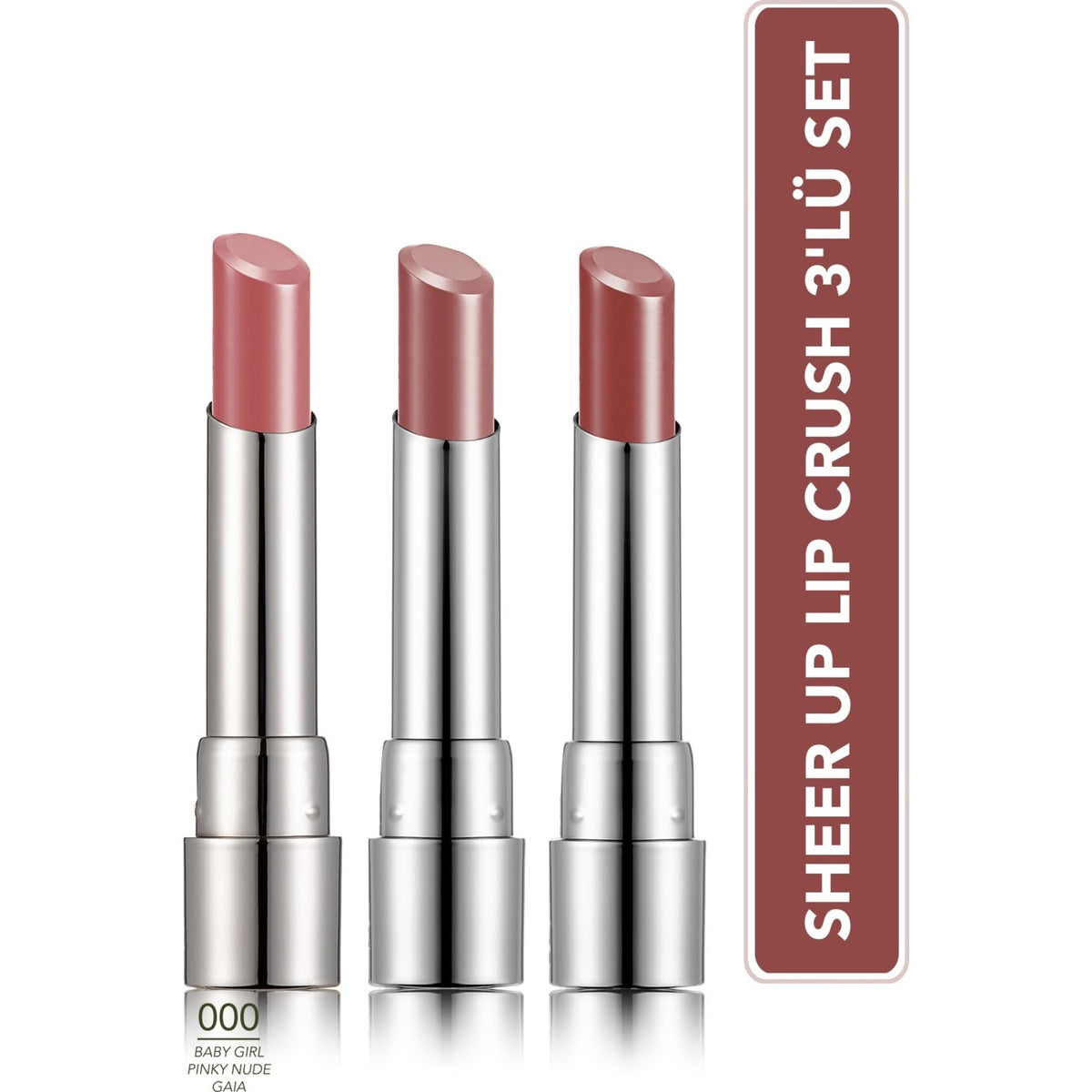 Flormar Sheer Up Lip Crush Makeup Set
