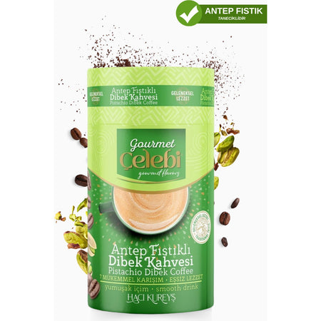 Haci KureysGourmet celebi Pistachio Dibek Coffee 250 Gr. - MALLTURK