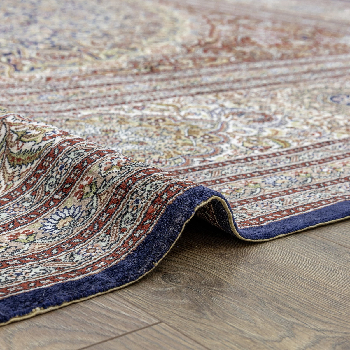 Soho Antiq Varamin Medallion Pattern Silk Rug 305X414 cm - MALLTURK