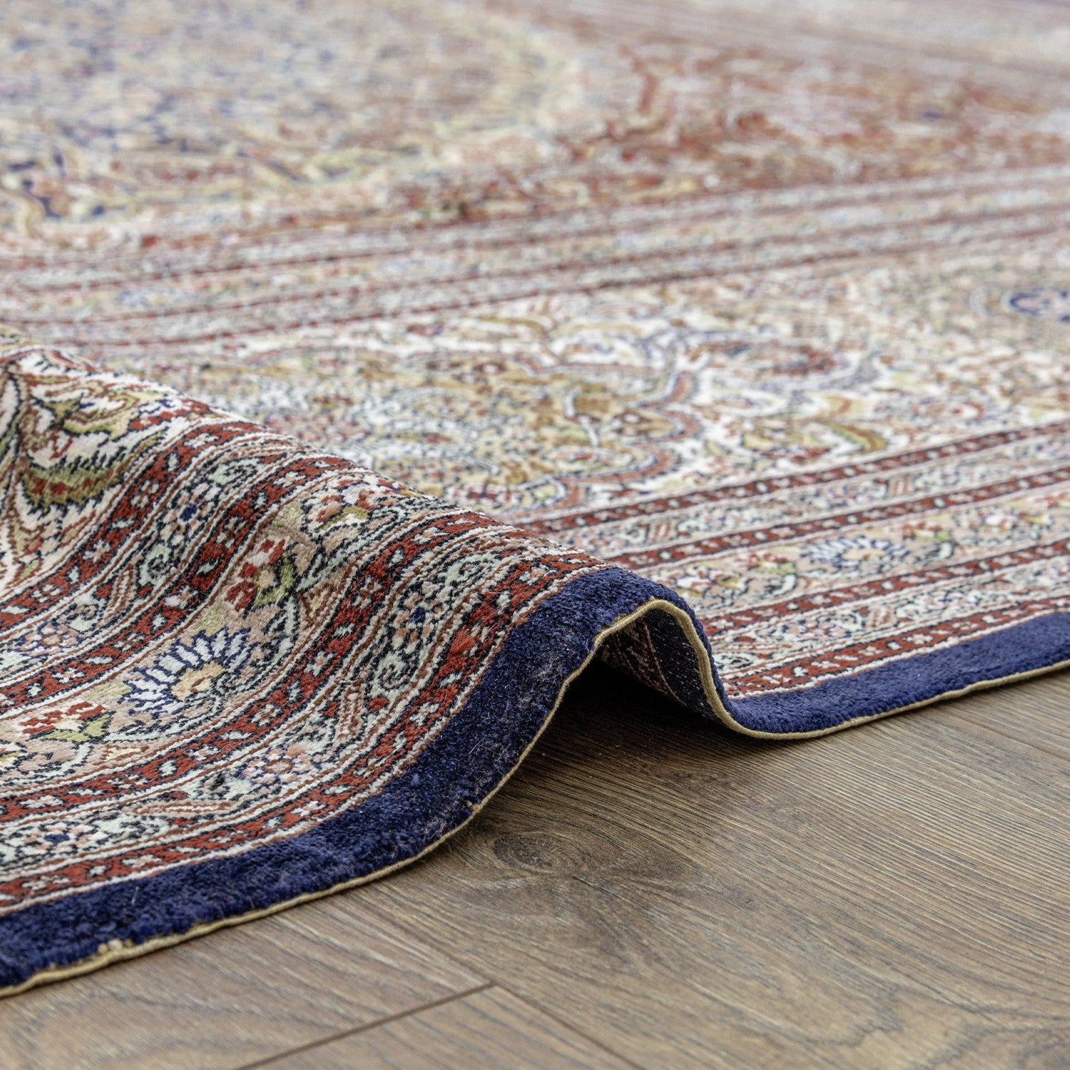 Soho Antiq Varamin Medallion Pattern Silk Rug 305X414 cm - MALLTURK