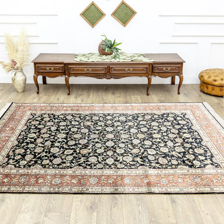 Soho Antiq Dalya Floral Pattern Hand-Woven Rug 182X274 cm - MALLTURK