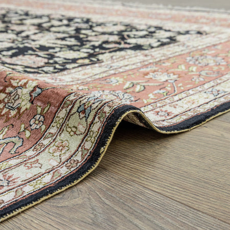 Soho Antiq Dalya Floral Pattern Hand-Woven Rug 182X274 cm - MALLTURK