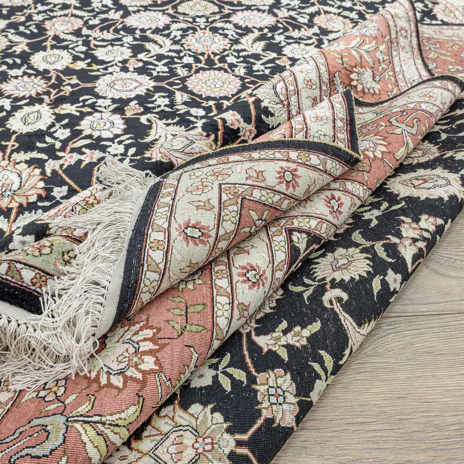 Soho Antiq Dalya Floral Pattern Hand-Woven Rug 182X274 cm - MALLTURK