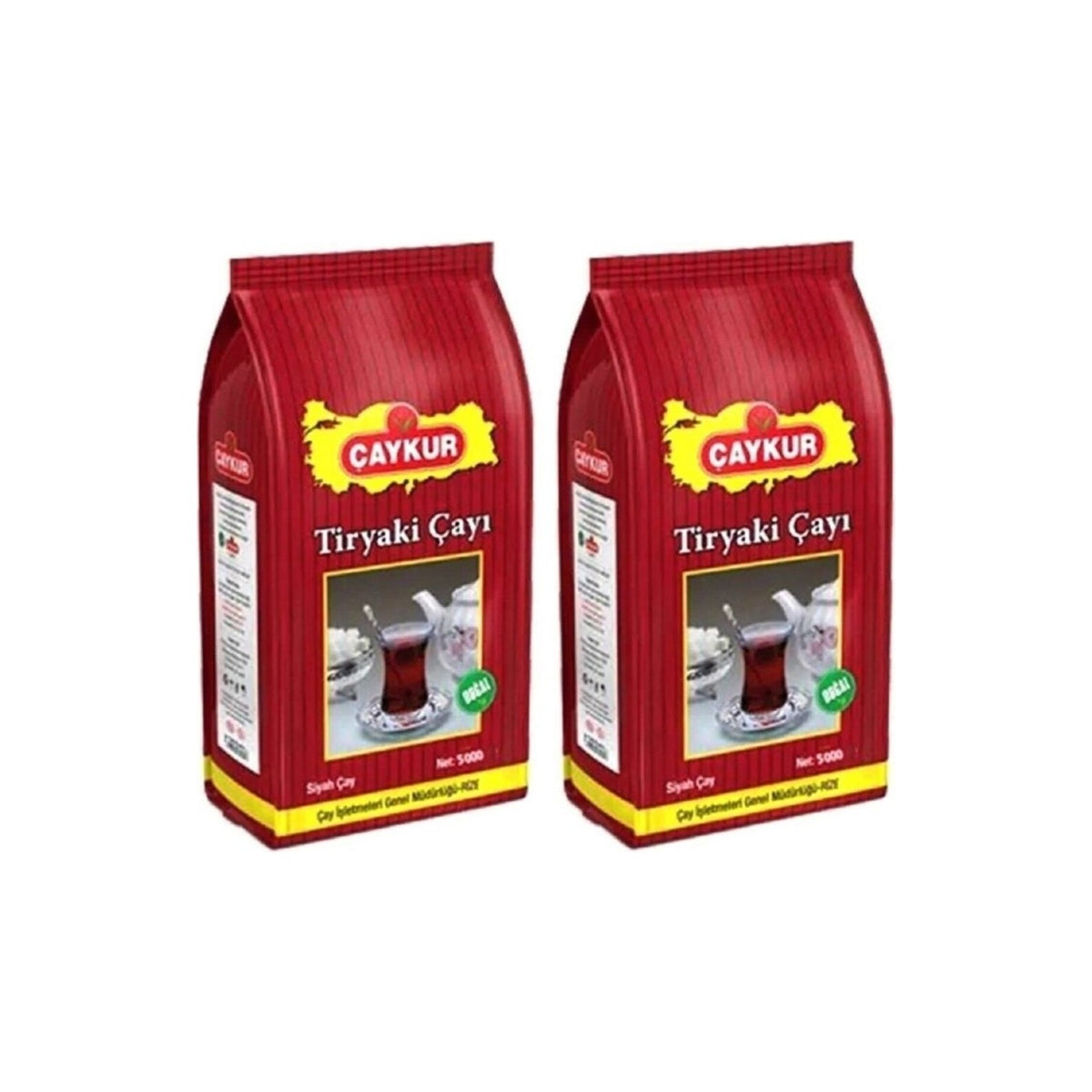 Caykur Tiryaki tea 10 kg black tea quality 2-pack Set special blend Lezzetiyle