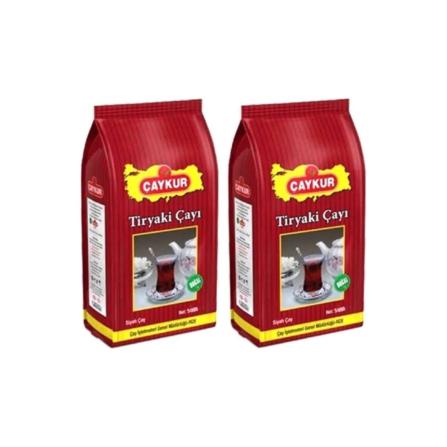 Caykur Tiryaki tea 10 kg black tea quality 2-pack Set special blend Lezzetiyle
