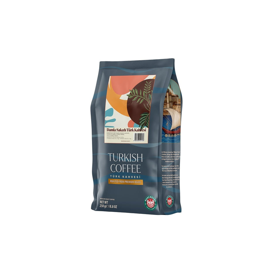 Mare Mosso Caffe e Vendit Mastic Flavored Turkish Coffee 250 Gr - MALLTURK