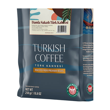 Mare Mosso Caffe e Vendit Mastic Flavored Turkish Coffee 250 Gr - MALLTURK
