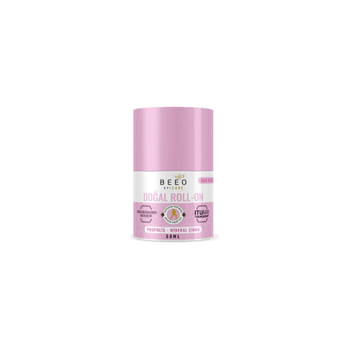 BEE'O For Women Apicare 50 ml With Propolis Roll-On Natural Fragrance and Talc-Free Formula - MALLTURK