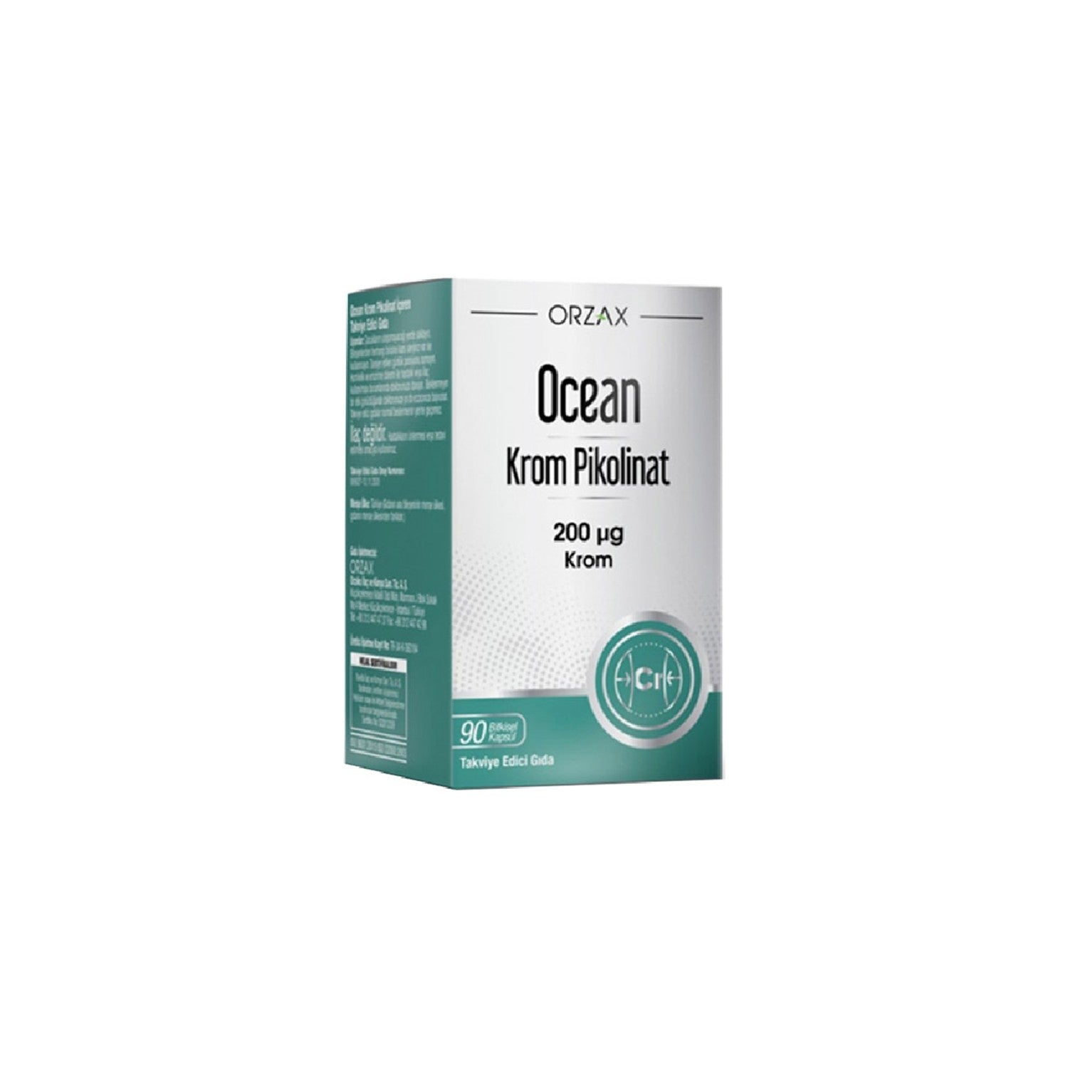 Orzax Ocean Krom Pikolinat 90 Capsule - MALLTURK