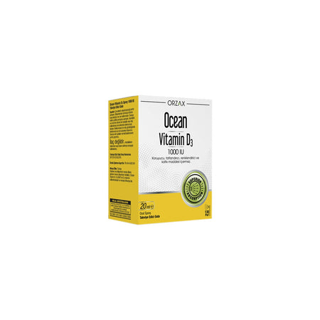 Orzax Ocean Vitamin D3 1000 lU Spray 20 ml - MALLTURK