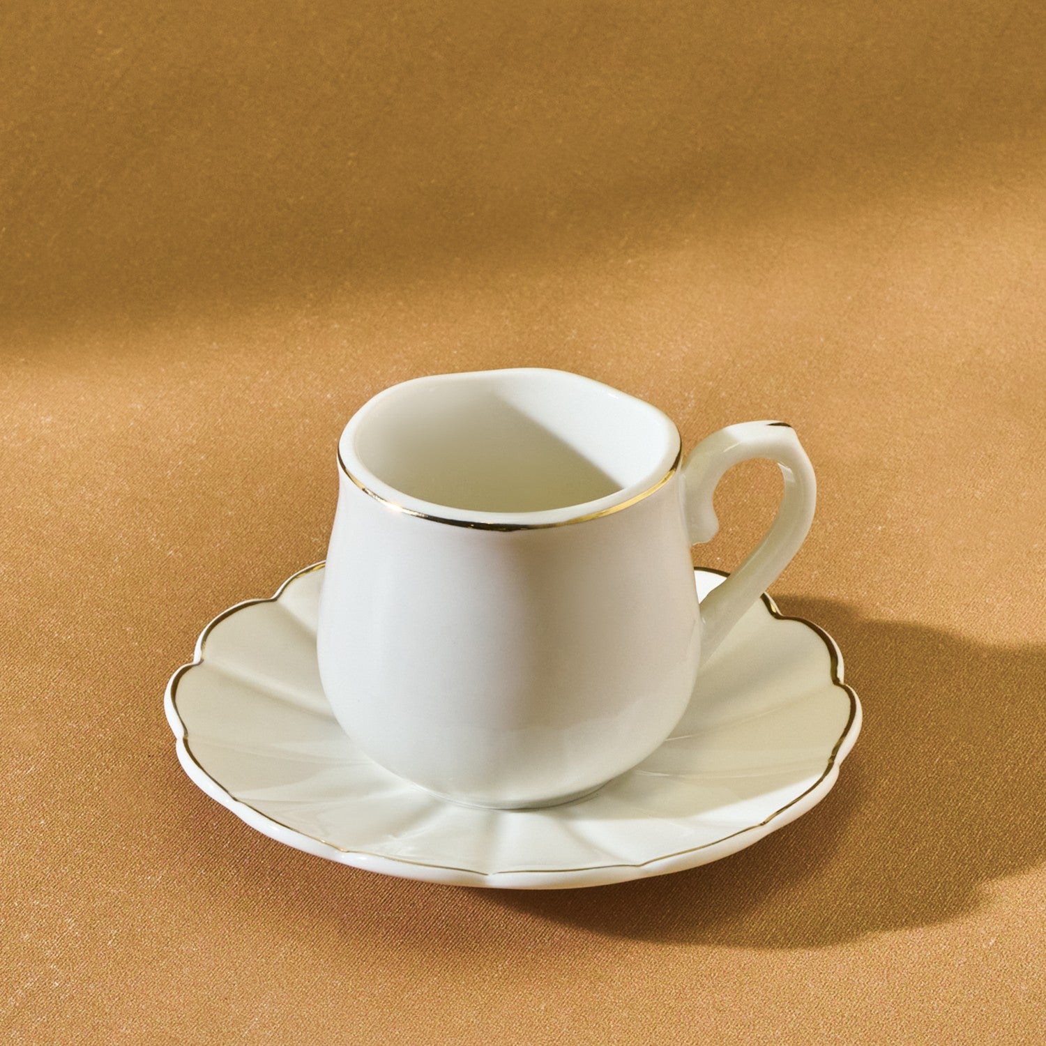 Karaca Hole Turkish Coffee Cup Set for 6, 80 ml
