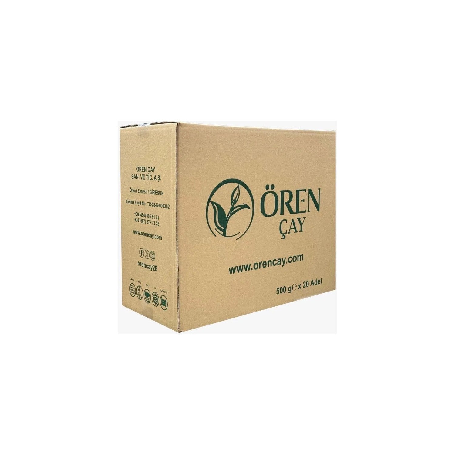 Oren tea Efsane Eynesil (500 g x 20 pieces) 10 kg - MALLTURK