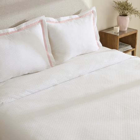 Karaca Home Doris 100% Cotton Double Bedspread Set Powder Pink - MALLTURK