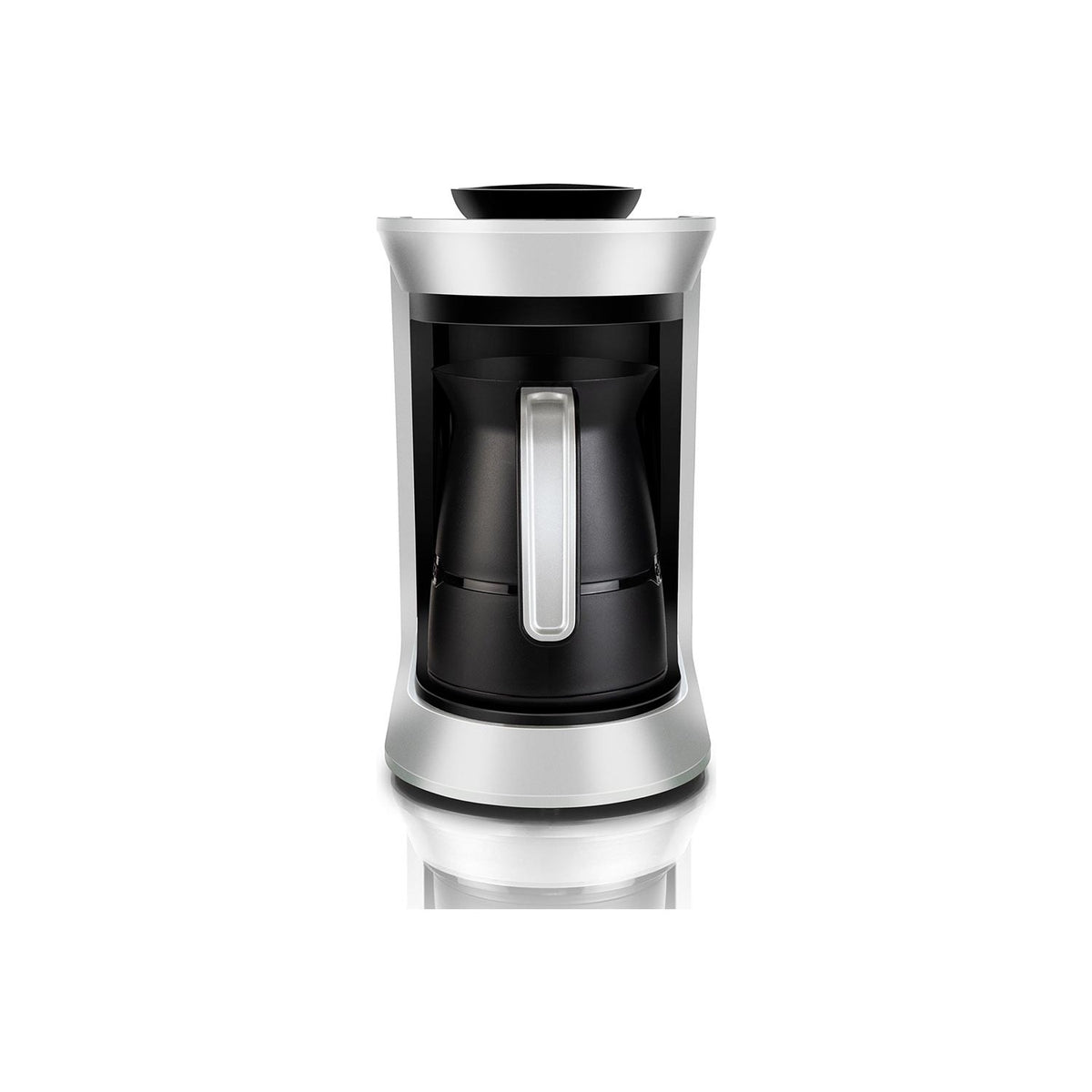 Arnica IH32051 Kopuklu Turkish Coffee Maker, Silver, 4-Cup Capacity - MALLTURK