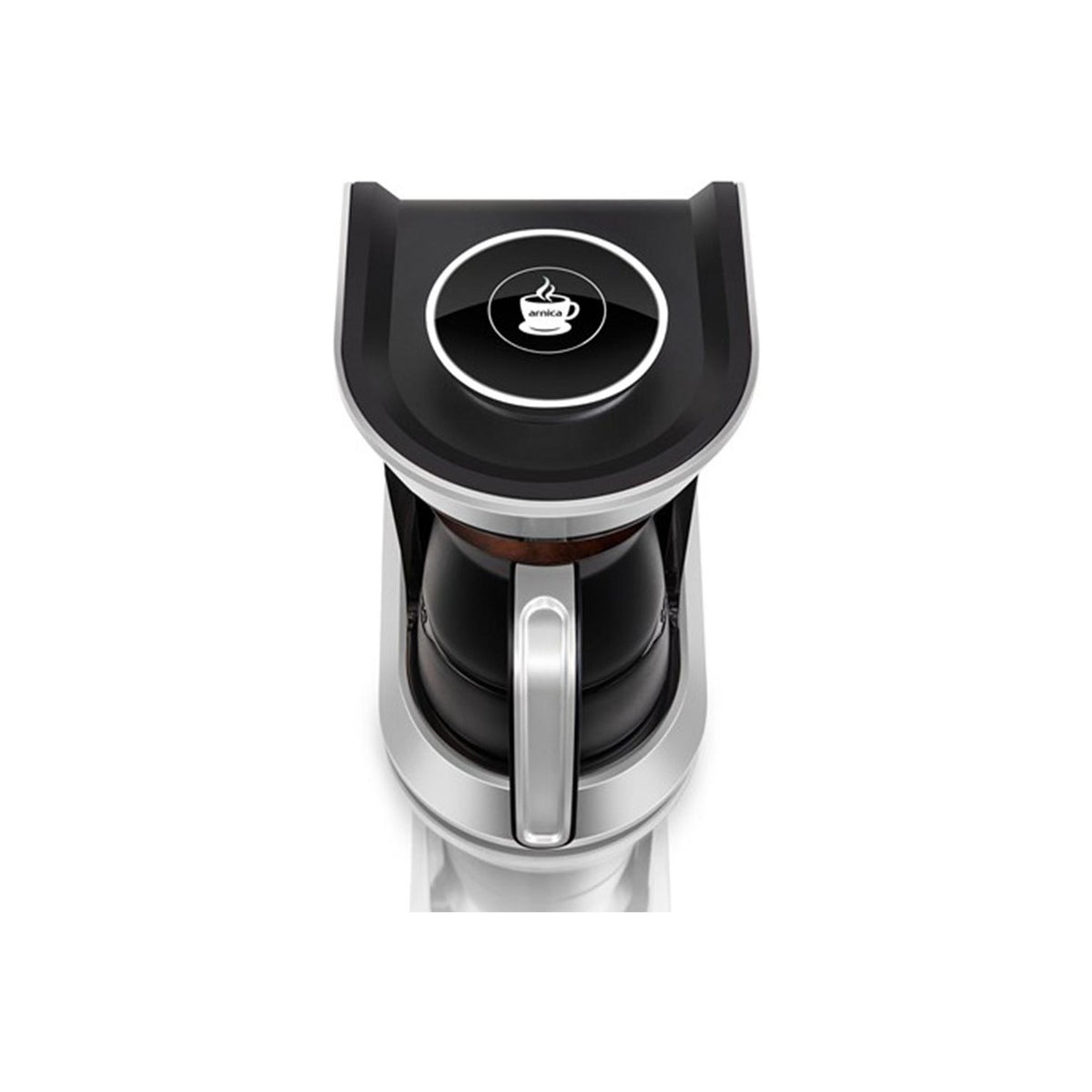 Arnica IH32051 Kopuklu Turkish Coffee Maker, Silver, 4-Cup Capacity - MALLTURK