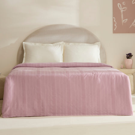 Karaca Home Layna Ecocell Double Single Quilted Blanket, Plum - MALLTURK