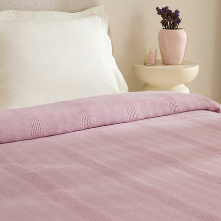 Karaca Home Layna Ecocell Double Single Quilted Blanket, Plum - MALLTURK